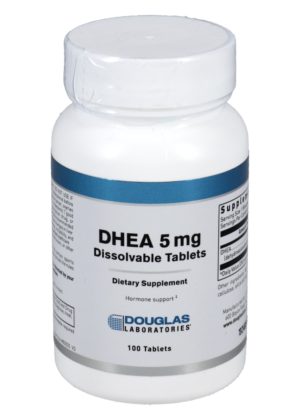 Douglas Laboratories DHEA 5mg Dissolvable Tablets -- DHEA supplement, hormone support.