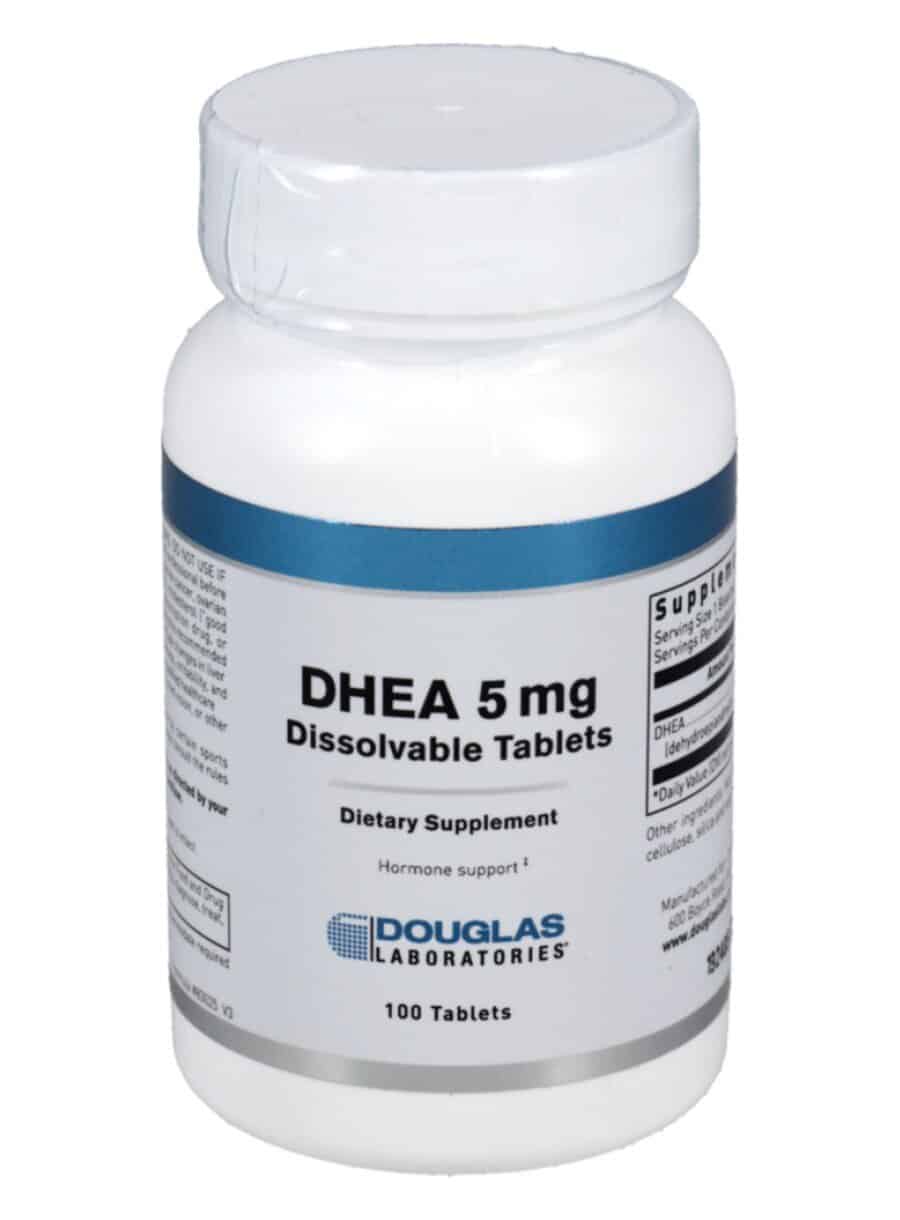 Douglas Laboratories DHEA 5mg Dissolvable Tablets -- DHEA supplement, hormone support.