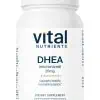 Vital Nutrients DHEA (micronized) 25mg -- hormone support, energy levels.