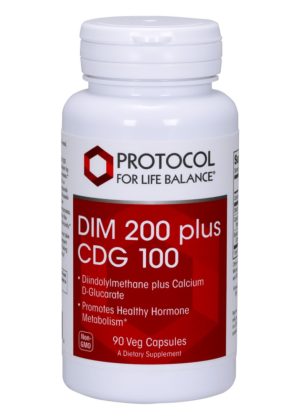 Protocol For Life DIM 200 Plus CDG -- hormone metabolism, detox support.