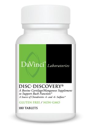DaVinci Labs Disc Discovery -- spinal support, cartilage health.