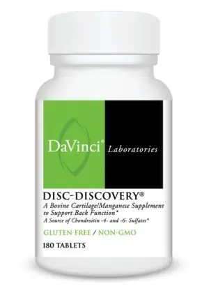 DaVinci Labs Disc Discovery -- spinal support, cartilage health.