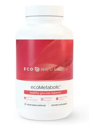 Econugenics ecoMetabolic -- glucose support, metabolic health.
