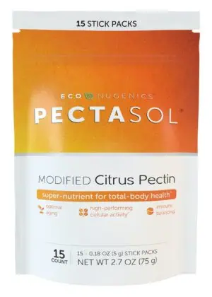 Econugenics Pectasol Plain Powder Stick Packs -- modified citrus pectin, daily support.