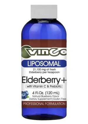 Vinco Elderberry+ -- immune support, elderberry juice.