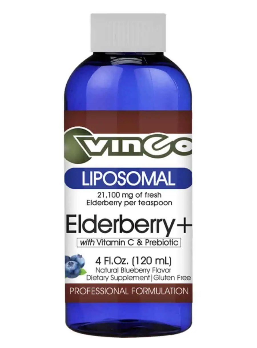 Vinco Elderberry+ -- immune support, elderberry juice.