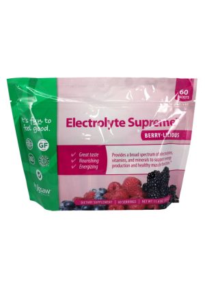 Jigsaw Health Electrolyte Supreme Berry-Licious Packet -- electrolyte supplement, hydration support.