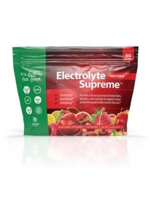 Jigsaw Health Electrolyte Supreme - Fruit Punch Packs -- electrolyte supplement, hydration support.