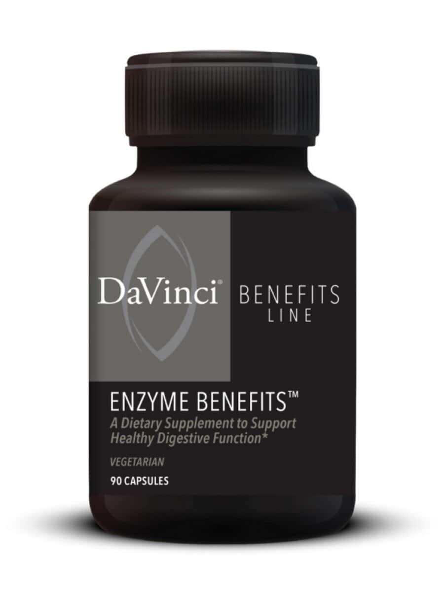 DaVinci Labs Enzyme Benefits -- digestive health, enzyme support.