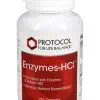 Protocol For Life Enzymes-HCI -- digestive enzymes, digestive aid.