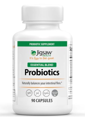 Jigsaw Health Essential Blend Probiotics -- probiotics, digestive health.