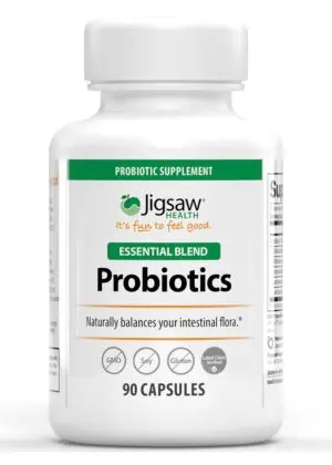 Jigsaw Health Essential Blend Probiotics -- probiotics, digestive health.
