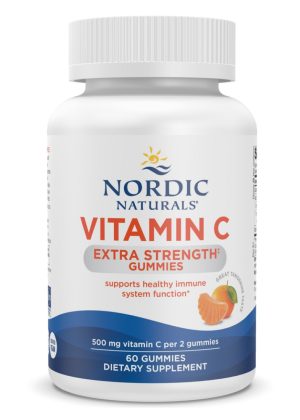 Nordic Naturals Pro Extra Strength Vitamin C Gummies -- vitamin C gummies, immune support.