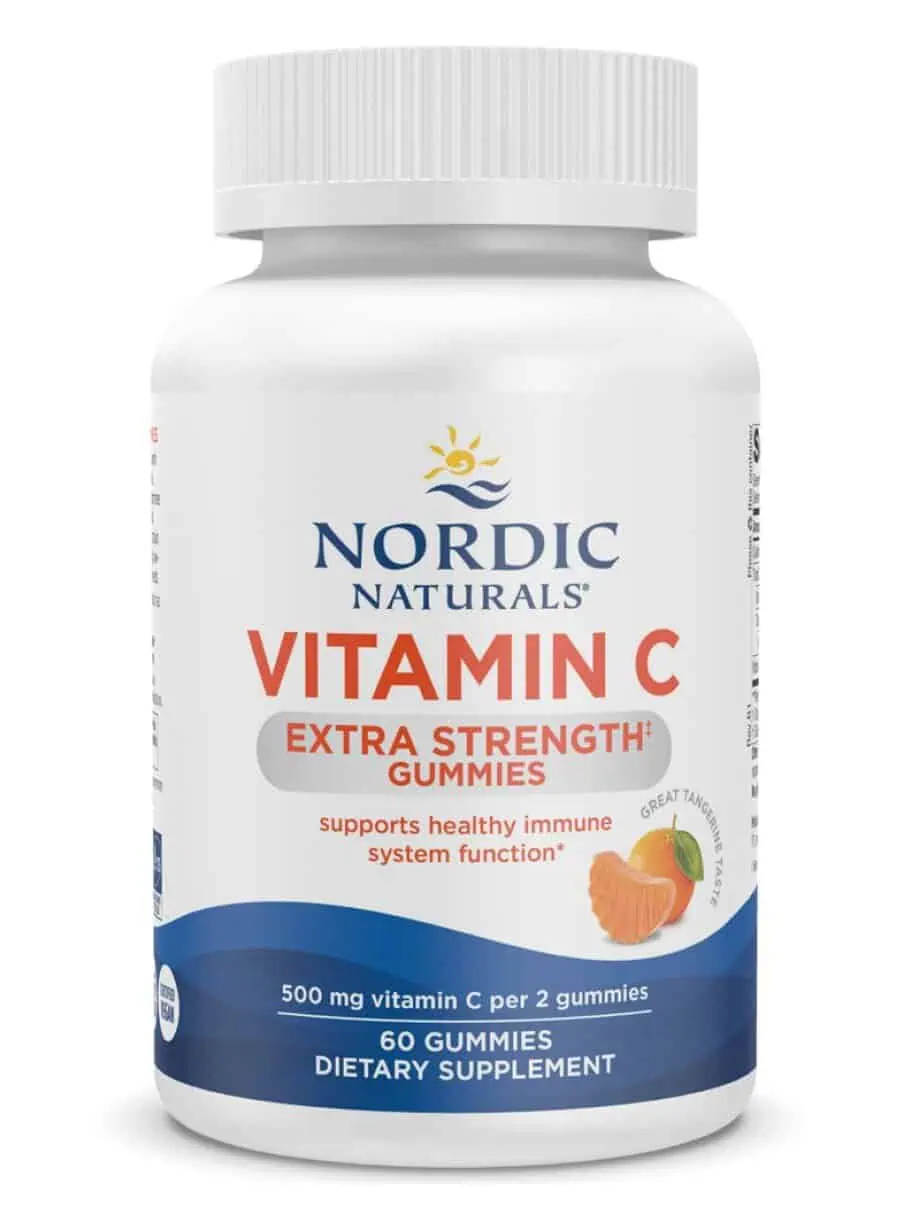 Nordic Naturals Pro Extra Strength Vitamin C Gummies -- vitamin C gummies, immune support.
