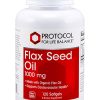 Protocol For Life Flax Seed Oil 1000mg -- omega-3 fatty acids, healthy skin.