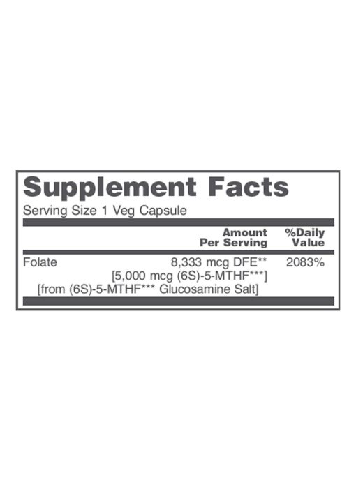 5-Methyl Folate 5000mcg - Image 3