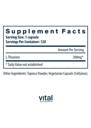 Alternative view of L-Theanine 200mg