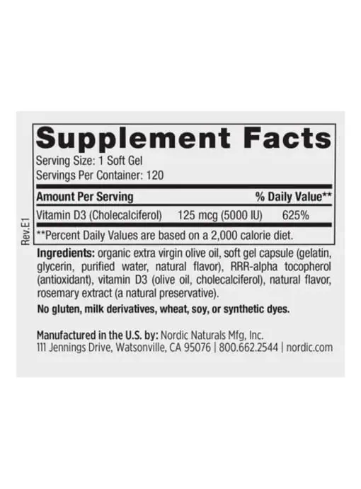 Vitamin D3 5000 - Image 3
