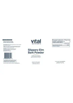 Alternative view of Slippery Elm Bark Powder
