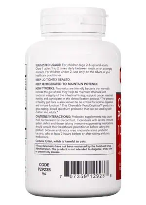 Alternative view of Chewable Protodophilus 10 Billion