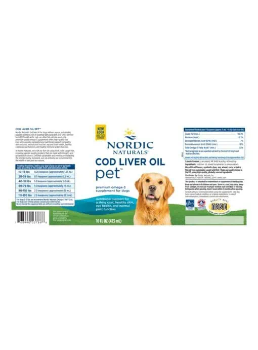 Pet Cod Liver Oil Liquid Plain - Image 2