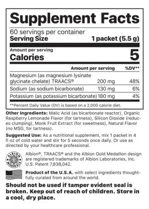 Alternative view of MagSoothe Tart Raspberry Lemonade Packet