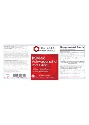 Alternative view of Protocol, KSM-66 Ashwagandha®, Stress and Sleep Support