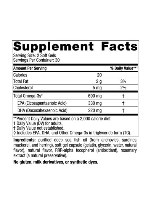 Omega-3, Formerly Arctic Omega (Lemon) - Image 3