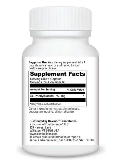 DL-Phenylalanine 750mg - Image 3