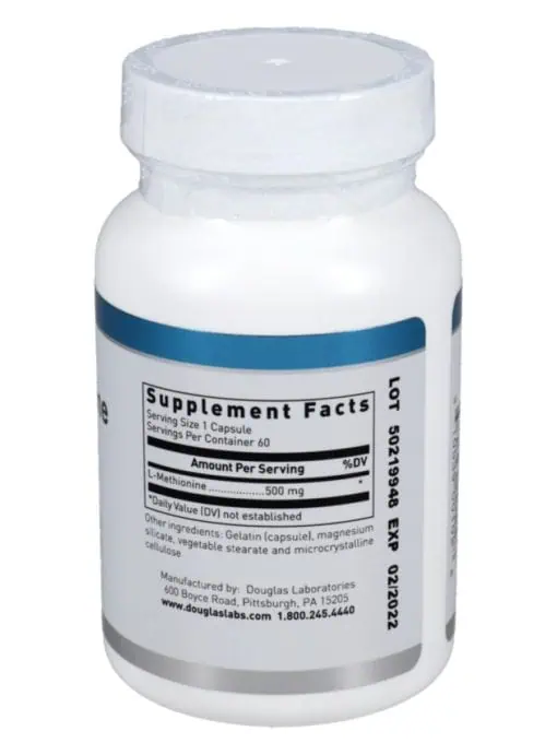 L-Methionine 500mg - Image 2