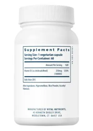 Alternative view of Vitamin D3 10,000iu