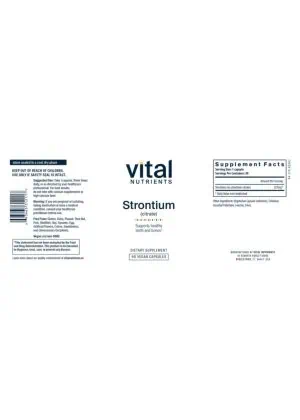 Alternative view of Strontium (Citrate)