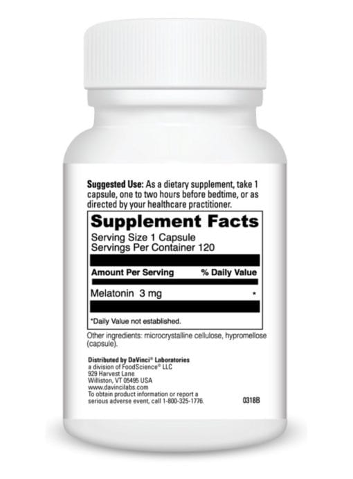 Melatonin 3mg - Image 3