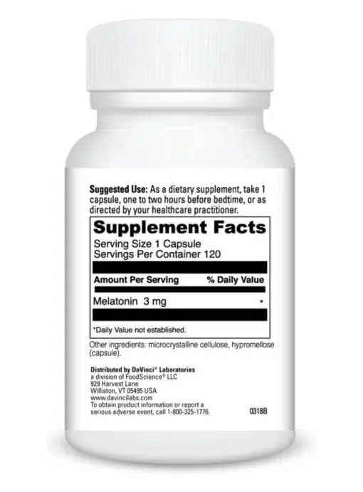 Melatonin 3mg - Image 3
