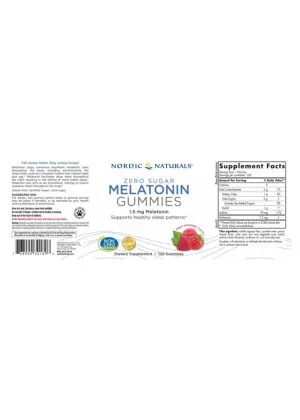 Alternative view of Zero Sugar Melatonin Gummies