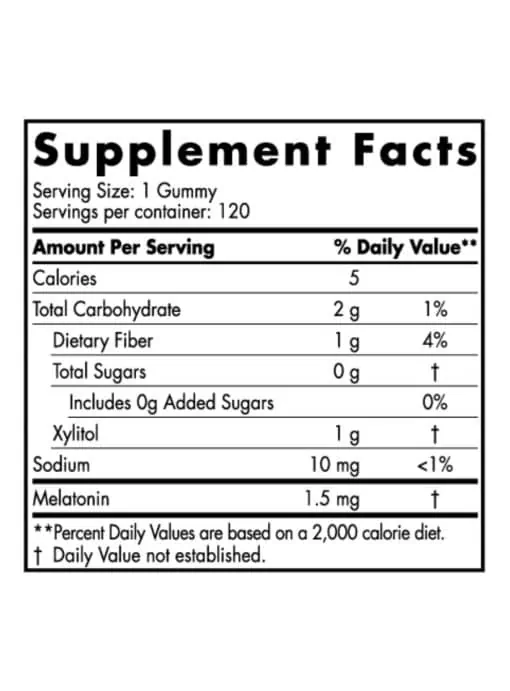 Zero Sugar Melatonin Gummies - Image 3