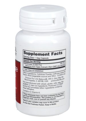 Alternative view of Nattokinase 100mg/2000FU units
