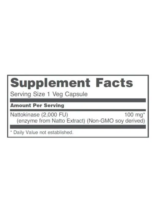 Nattokinase 100mg/2000FU units - Image 3