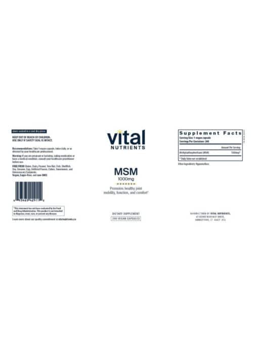 MSM 1000mg - Image 2