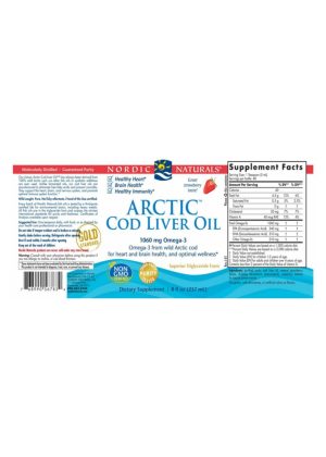 Alternative view of Arctic Cod Liver Oil Strawberry