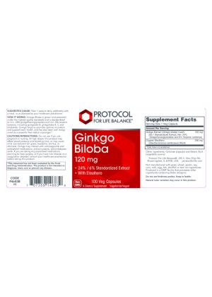 Alternative view of Ginkgo Biloba 120mg