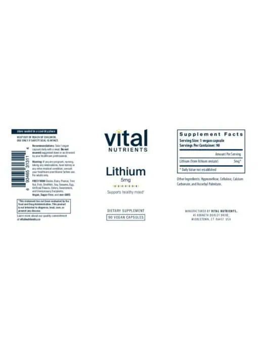 Lithium Orotate 5mg - Image 2