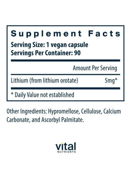 Lithium Orotate 5mg - Image 3
