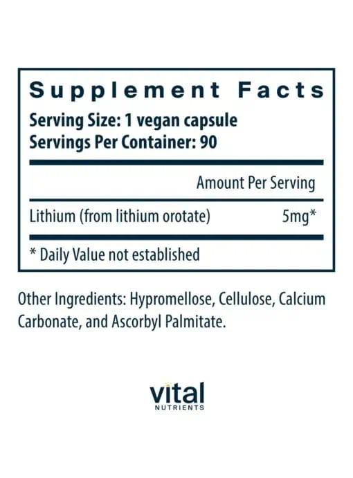 Lithium Orotate 5mg - Image 3