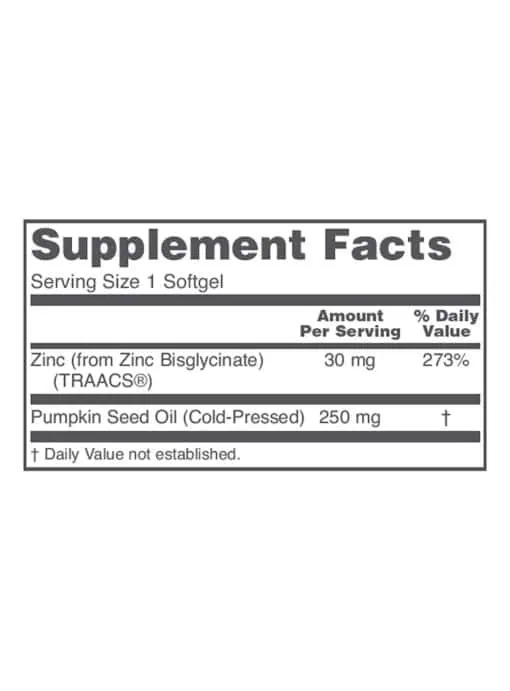 Zinc Glycinate 30mg Albion TRACCS Zinc - Image 3