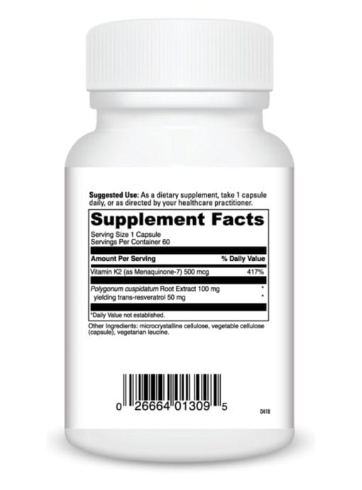 Vitamin K2+ Resveratrol - Image 3
