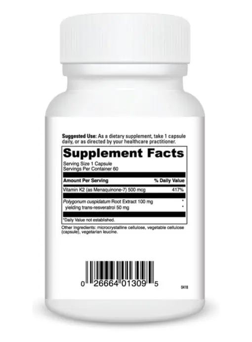 Vitamin K2+ Resveratrol - Image 3