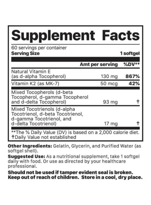 Vitamin K2 + E Complex - Image 2