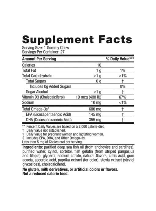 Zero Sugar Prenatal DHA Gummy Chews - Image 2