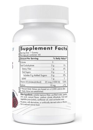 Alternative view of Zero Sugar Vitamin D3 Gummies